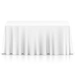 Lann’s Linens – 90″ x 132″ Premium Tablecloth for Wedding / Banquet / Restaurant – Rectangular Polyester Fabric Table Cloth – White