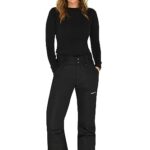 Arctix Women’s Insulated Snow Pants, Black, Medium Tall