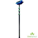 EVERSPROUT 7-to-24 Foot Scrub Brush (30 Foot Reach) | Built-in Rubber Bumper | Heavy-Duty Extension Pole Handle | Soft Bristles wash Car, RV, Boat, Solar Panel, Deck, Floor | Bumper Prevents Scratch