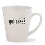 got rake? – White 12oz Ceramic Latte Mug Cup