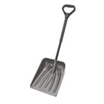 Suncast 11-Inch Automotive Snow Shovel, Compact and Lightweight Snow Removal Tool for Cars, Driveways, and Pathways, Adjustable Handle