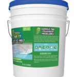 Green Gobbler Pet Safe Ice Melt Effective to -15° Fahrenheit | 15lb Pail | Fast Acting Treatment | Magnesium Chloride Ice Melt Pellets | No Concrete Damage