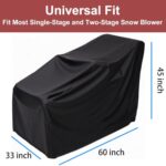 Amberr Snow Blower Cover,Snowblower Covers Waterproof Outdoor,Universal Fit Single or Two Stage Snow Blower.Toro, Honda, Ryobi, Ariens, Troy Bilt, Snow Joe,EGO, Cub Cadet,Troy Bilt,Toro,PowerSmart.