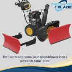 Throwerblade Snowplow Kit with (Blade, and Hardware Included) – Heavy-Duty Snow Plow Blade – Quick & Efficient Snow Removal – Snow Plow Attachment for Snowblowers- 22 to 32-inch 2-Stage and 3 Stage