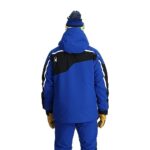 Spyder Men’s Standard Leader Insulated Ski Jacket, Electric Blue, Large