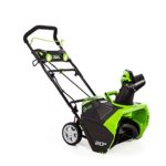 Greenworks 2605302 40V 20’’ Brushless Snow Thrower 6Ah Battery and Charger Included