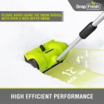 SnapFresh Cordless Snow Shovel, 12 Inch 20V Cordless Snow Shovel with 4000mAh Battery & Fast Charger, Adjustable Handle, Directional Plate, Handheld Electric Snow Thrower for Driveway clearing