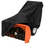 Waterproof Snow Blower Cover, 420D Oxford Cloth Snow Thrower Cover, 47×32×40″ Universal Dustproof Snowblower Protector with Storage Bag & Drawstring, All Weather Protection