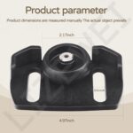 2 Pcs 490-241-0038 Universal Rolling Skid Shoes Wheel for Craftsman MTD Cub Cadet and Most 2-Stage and 3-Stage Snow Thrower Snowblowers