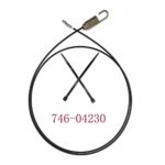 Parts Shop 746-04230 Snowblower Clutch Drive Cable for MTD Cub Cadet Snow Thrower Auger Cable 3090 2840 2410 2620 47 1/2″ 946-04230 946-04230A