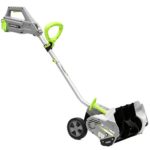 Earthwise SN74016 40-Volt Cordless Electric Snow Shovel, Brushless Motor, 16-Inch width, 300lbs/Minute (Battery and Charger Included)