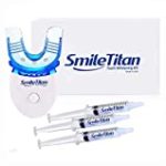 Smile Titan Teeth Whitening Kit, Teeth Whitening Gel with 5X LED Accelerator Light and Tray Teeth Whitener