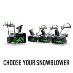 EGO Power+ Build Your Own Customized EGO Snow Blower Shovel, Single Stage, or Two Stage Snow Thrower Kit with Battery and Charger