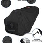 HOMEYA Snow Blower Cover, Snow Thrower Cover Waterproof Snowblower Protector All Weather Outdoor Protection Universal Size for Most Blower Winter Yard Machine – 50.4″x40″x32.7″(LxHxW)