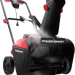PowerSmart 21″ Corded Snow Blower with LED Light, Electric Snow Blower with 15 Amp Motor, 2100 RPM, 30 ft Throwing Distance