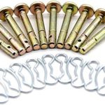 738-04124A Shear Pins and Cotter Pins for MTD Cub Cadet Snow Throwers 738-04124 714-04040 (Pack of 20)
