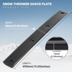 AR-PRO (2-Pack) Exact Replacement 731-08171 Snow Thrower Shave Plate – Scraper Plate for MTD, Troy-Bilt, Yard Machine, and More – Double-Sided Blade Edge – Improve Snow Removal Results