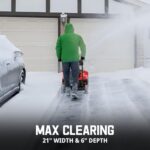 PowerSmart 40V MAX Cordless Snow Blower, 21-in 40V Battery Powered, Tool Only(HB2421)