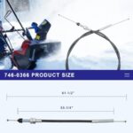 Huarntwo 746-0366 Agrifab Snow Plow Blade Lift Cable for Craftsman Tractor John Deere MTD 49808 746-0366 946-0366 AF-49808P