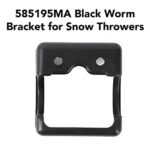 AR-PRO The Exact Replacement 585195MA Worm Bracket for Snow Throwers (Black) – Compatible with Murray Snow Throwers and Craftsman Gas Snow Blowers – Restore Snow Thrower Peak Performance
