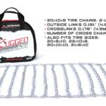 2 Link TIRE Chains 20×10.00×8 20×10.00-8 20x10x8 for Tractor Rider Snowblower