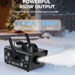IMONE 650W Snow Machine Christmas Gift Snow Maker Machine,Artificial Snow Making Machine Snowflake Machine,Snow Machine Indoor with Remote Snow Machines for Outdoors Party Parade Picture