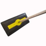 Snow Broom w/Wooden 48″ Handle