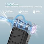 Hailanbao Cordless Electric Air Duster – 130000RPM High-Speed Rechargeable Blower, 4-Speed Adjustable Air Broom for Keyboard Cleaning, Home & Outdoor Dust/Rain/Snow Removal