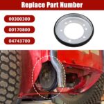 04743700 Friction Wheel Snow Blower Drive Disc Compatible with Ariens Snow Blower 00170800, 00300300, 1720859, AM122115, 741316- also for Snapper Lawn Mower & Troy Bilt Snow Blower