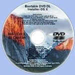 Bootable DVD DL for Mac OS X 10.11 El Capitan Full OS Install Reinstall Recovery Upgrade