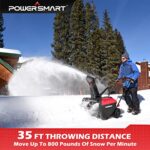 PowerSmart Electric Snow Blower, 120V 15A Snowblower Corded Electric Start, 21-Inch Single Stage Snow Thrower for Yard, DB5021