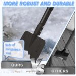 CALCHELE Ice Chopper Heavy Duty ice Scraper for Driveway Sidewalk Scraper ice Breaker Tool