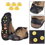 Aliglow Ice Snow Grips Over Shoe/Boot Traction Cleat Spikes Anti Slip Footwear
