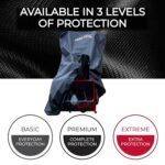 Tough Cover Snow Blower Cover – Heavy Duty 600D Marine Grade Fabric (Black) – Universal Waterproof Outdoor Protection Against UV, Dust, Dirt, Wind
