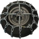 The ROP Shop | Pair of 2 Link Tire Chains & Tensioners 16×7.5×8 for Snow Blowers, Lawn & Garden Tractors, Mowers & Riders, UTV, ATV, 4-Wheelers, Utility Vehicles