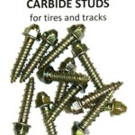 Gripmaster Track/Tire Studs – 1″ long + Tool (100)