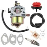 Yermax 951-10974A Snow Blower Carburetor + Fuel Filter Spark Plug for MTD Troy Bilt Cub Cadet Craftsman Yard Machines Snow Blower