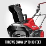 SKIL PWR CORE 40 Brushless 40V 20 in. Single Stage Snow Blower Kit, 30’ft Throwing Distance, Includes 6.0Ah Battery and Charger- SB2001C-10