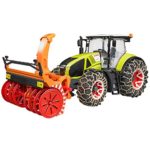 Bruder Claas Axion 950 with Snow Chains & Snow Blower