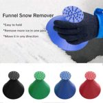 Gawell Round Windshield Ice Scraper, Magic Cone-Shaped Car Windshield Ice Scraper Funnel Car Snow Removal Shovel Tool as Gift for Christmas 4Pack
