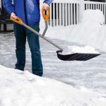 ErgieShovel ERG-SNSH18 18-Inch Impact Resistant Blade Push/Scoop Combination Snow, Polycarbonate Shovel
