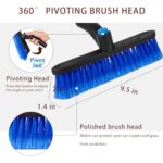 Moyidea 36″ Extendable Ice Scraper Snow Brush Detachable Snow Removal Tool with Ergonomic Foam Grip for Car SUV Truck
