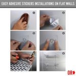 2 Tier Wall Mount Bathroom Shelf Organizer with Hooks, Heavy Duty Shower Shelf Basket Caddy Storage for Bathroom Bedroom Kitchen and Installation with Adhesive