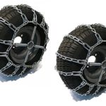 2 Link TIRE CHAINS & TENSIONERS 16×6.5×8 for Garden Tractors Riders Snowblower by The ROP Shop