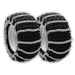 Snow/Mud Tire Chains 400×480-8 400/4.80-8 2-Link Blower Thrower Pair