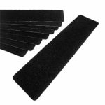 Black Stair Safety Anti Slip Tread Tape Extra Duty – Package of 5, 6″ X 24″