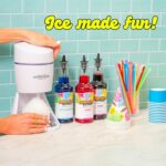 Hawaiian Shaved Ice S900A Made in USA Professional Fluffy Ice & Snow Cone Machine for Home Use – Complete Party Kit with Flavor Syrups