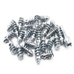 Screw in Tire Stud,Spikes for tire,Marrkey 100PCS Steel Body Carbide Tips [Security Anti-Skid] Wheel Tyre Snow Tire Spikes for Loaders Tractors Skid Steer Truck MS1911(11 x 22.8mm)