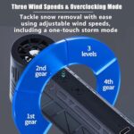 Snow Whiz Led Turbo Blower,Mini Turbo Snow Blower, Snowwhiz Turbo Blower Hand Held,Turbo Breeze Electric Blower with Led, Air Duster Cordless Cleaner for Car,Home,Keyboard,Computer