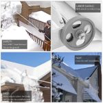 LIAMST Roof Snow Removal Tool?Extended Range up to 20 FT,Easily Remove Snow from The Roof, Suitable for Single-Story and Small Wooden Houses, Made of Aluminum and Stainless Steel